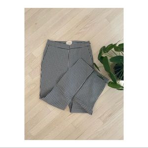 Sezane Clara Trouser in Black Houndstooth